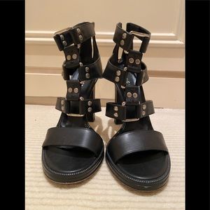 GUCCI Mira Gladiator heels black size 7